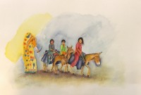 Imtiaz Ali, 15 x 21 Inch, Watercolor On Paper, Figurative Painting, AC-IMA-024